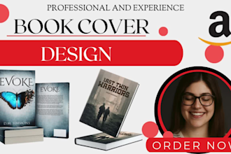kdp cover design, ebook cover, paperback, acx, hardcover design journal cover