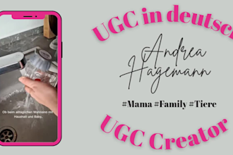 create authentic ugc videos in german, deutsch