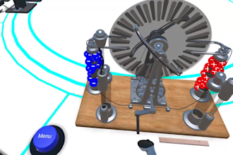 develop VR ar physics lab for electricity simulations in unity