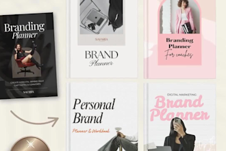 design branded canva freebie, lead magnet and guide for wellness coaches