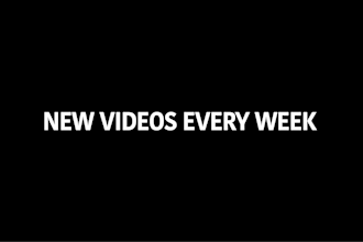 make minimal youtube intro with clean and modern style