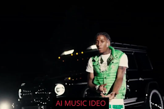 create a 4k cinematic ai rap music, anime or lyrics video ai music video