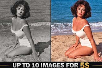 restore photos, enhance, upscale and colorize images