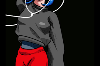 draw cartoon illustrations for you