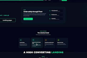 build a modern custom website with animations and dark mode