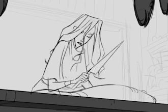 create original hand drawn 2d animation