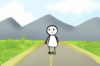 do 2d stickman animation or storytime explainer video