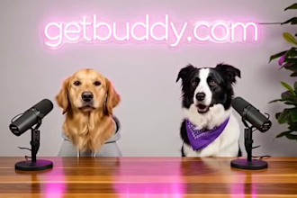create a funny ai talking animal podcast video with lip sync