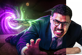 design a cinematic minecraft thumbnail for high CTR