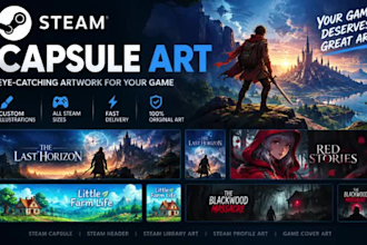 steam capsule steam capsule art, steam store image steam page game cover artist