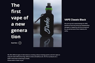 design a vape shop website, cbd website, vape store website, marijuana website
