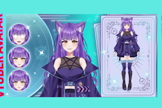 do live2d vtuber model vtuber rigging, anime vtuber and 3d vtuber avatar