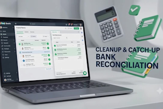 do zoho books bookkeeping, cleanup and bank reconciliation