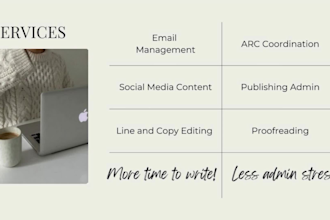 be a virtual assistant for indie romance authors