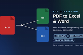 convert PDF to word and excel keeping the formatting