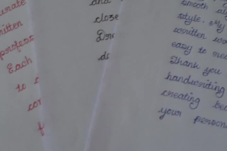 write anything with my beautiful handwriting