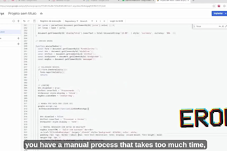 create javascript automations for web applications