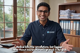create ai ugc video for accountant travel insurance agencies tax consultant