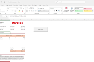 create an excel invoice and billing system for your business