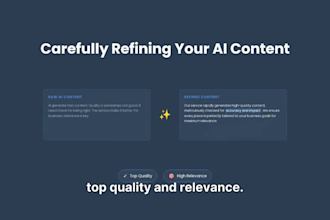 analyze ai content and give feedback