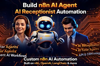 do n8n ai receptionist n8n voice agent n8n real estate fix n8n whatsapp chatbot