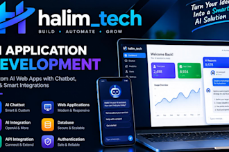 build an ai app, a custom chatbot and ai integration