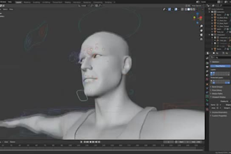3d character advance rigging animation, use face control rig on fnaf character