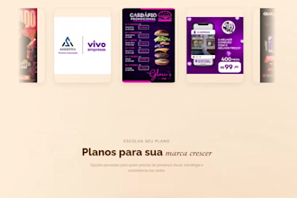 create a modern responsive landing