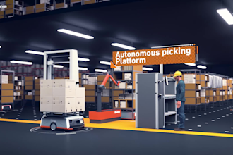 create 3d industrial animation, warehouse walkthrough, manufacturing animation