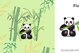 create custom seamless surface patterns for comercial use