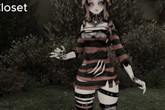 vrchat custom avatar anime furry quest physbones fbt toggles vrc avatar rigging