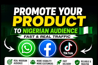 promote your product to targeted nigerian audience