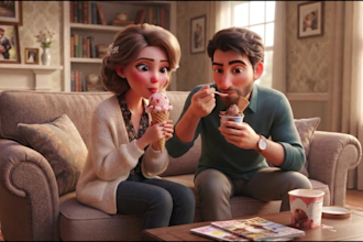 create ai 3d proposal video ai romantic storytelling love story 3d pixar style