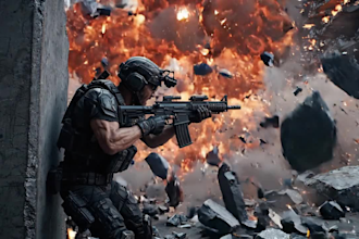 create ai ugc video action game trailer indie action game ai ugc ads for steam