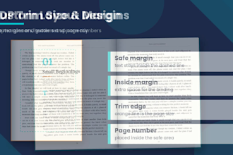 format and design your book interior layout in canva for KDP