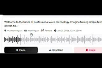 create natural ai voice over for youtube, ads and podcasts