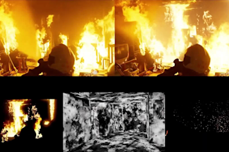 create fire effect explosion, horror effect, smoke effect, vfx compositing