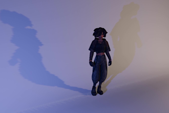create personalized 3d lowpoly character