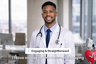 be your professional medical and nursing video spokesperson