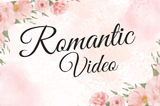 edit a romantic wedding couple and love story videos