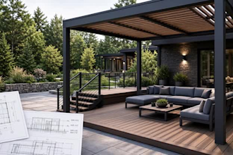 create patio porch deck pergola permit plans and city approved permit drawings