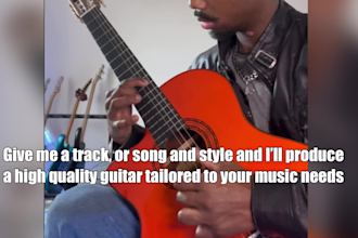 play modern style guitar on your song