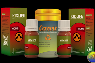 design premium look medicine box and bottle label