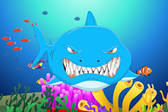 create professional 2d cartoon animation videos