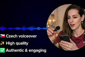 create authentic female czech voice