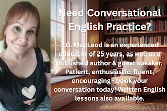 be your friendly canadian english teacher conversation partner