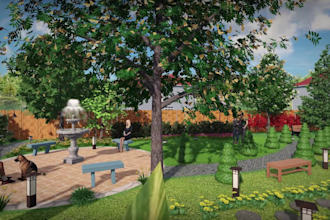 design professional landscape for outdoor spaces