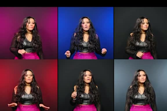 be recording professional lead and background vocals