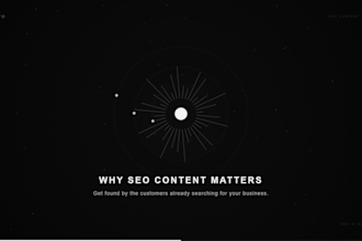 write SEO blog posts and articles for your business website