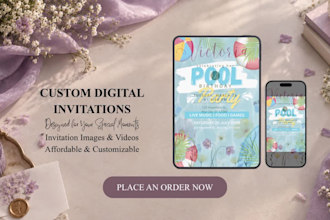 create attractive digital invites